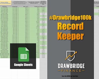 Investing #Drawbridge100k Record Keeper