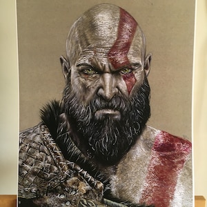 A3 &#39;Kratos&#39; FANART print
