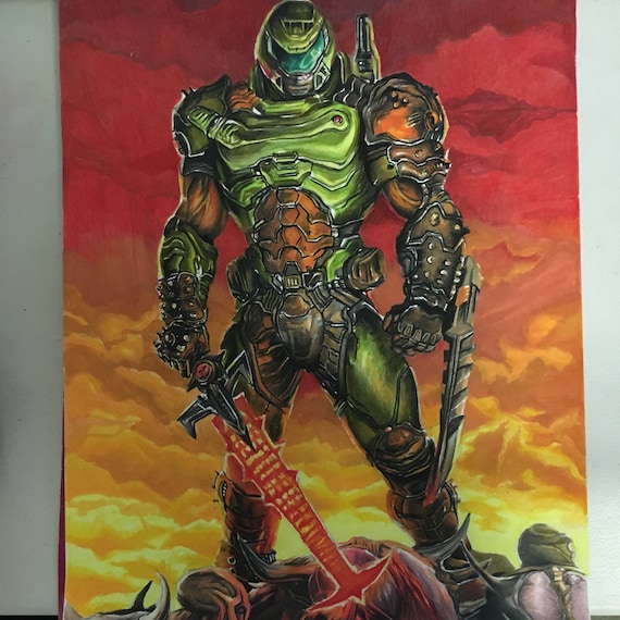 DOOM Slayer | Etsy