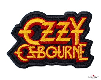 Black Sabbath patch DIY printed patches Ozzy Osbourne hard rock heavy metal band