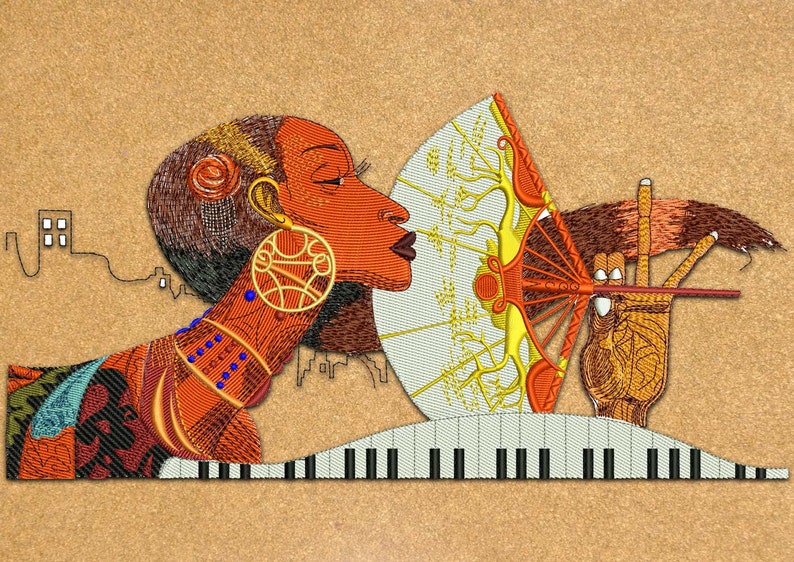 African embroidery designs pack 1 collection of 3 Etsy