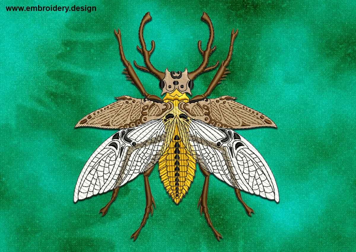 Stag beetle embroidery design downloadable 3 sizes  etsy Stag beetle embroidery design downloadable 3 sizes  etsy