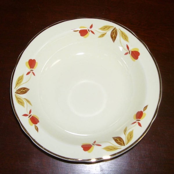 5 1/2"Jewel Tea, Small Bowl, Vintage, in Autumn Leaf Pattern, made by Hall China Co