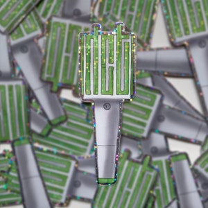 NCT LIGHTSTICK STICKER Glitter Meumwonbong kpop Sticker