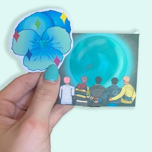 Ensemble d'autocollants SHINEE IS FIVE ~ Autocollant Pansy, 5HINee Sticker