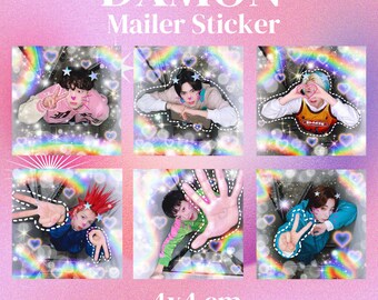 DXMON MAILING STICKERS~ Kpop purikura vinyl stickers