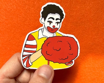 CLOWN MEME STICKER~SHINee Key Halloween costume funny sticker