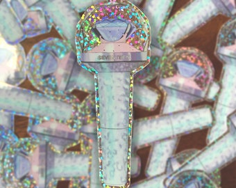 SEVENTEEN LIGHTSTICK STICKER~ Carat-Bong glitter kpop sticker