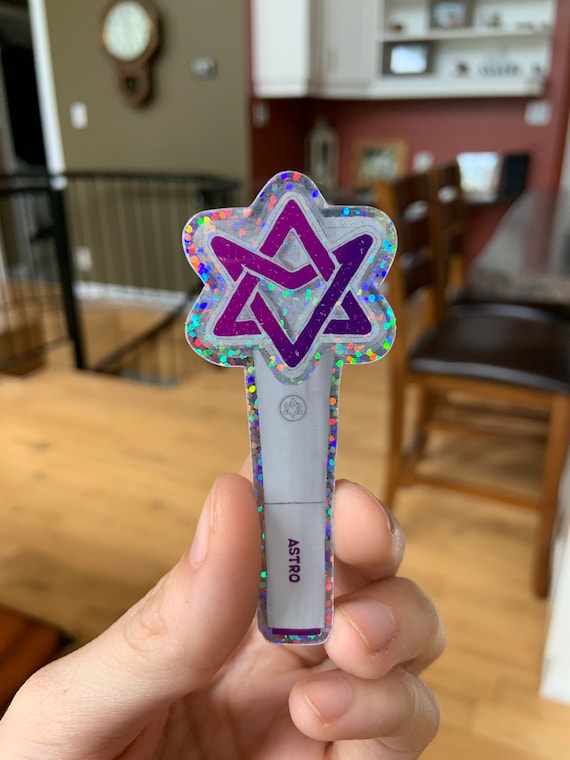 ASTRO LIGHTSTICK STICKER~ Ro-bong Aroha Glitter Sticker
