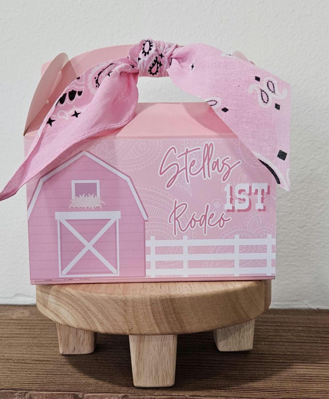 Party Treat Boxes My First Rodeo Party 2nd Rodeo Favor Boxes ...