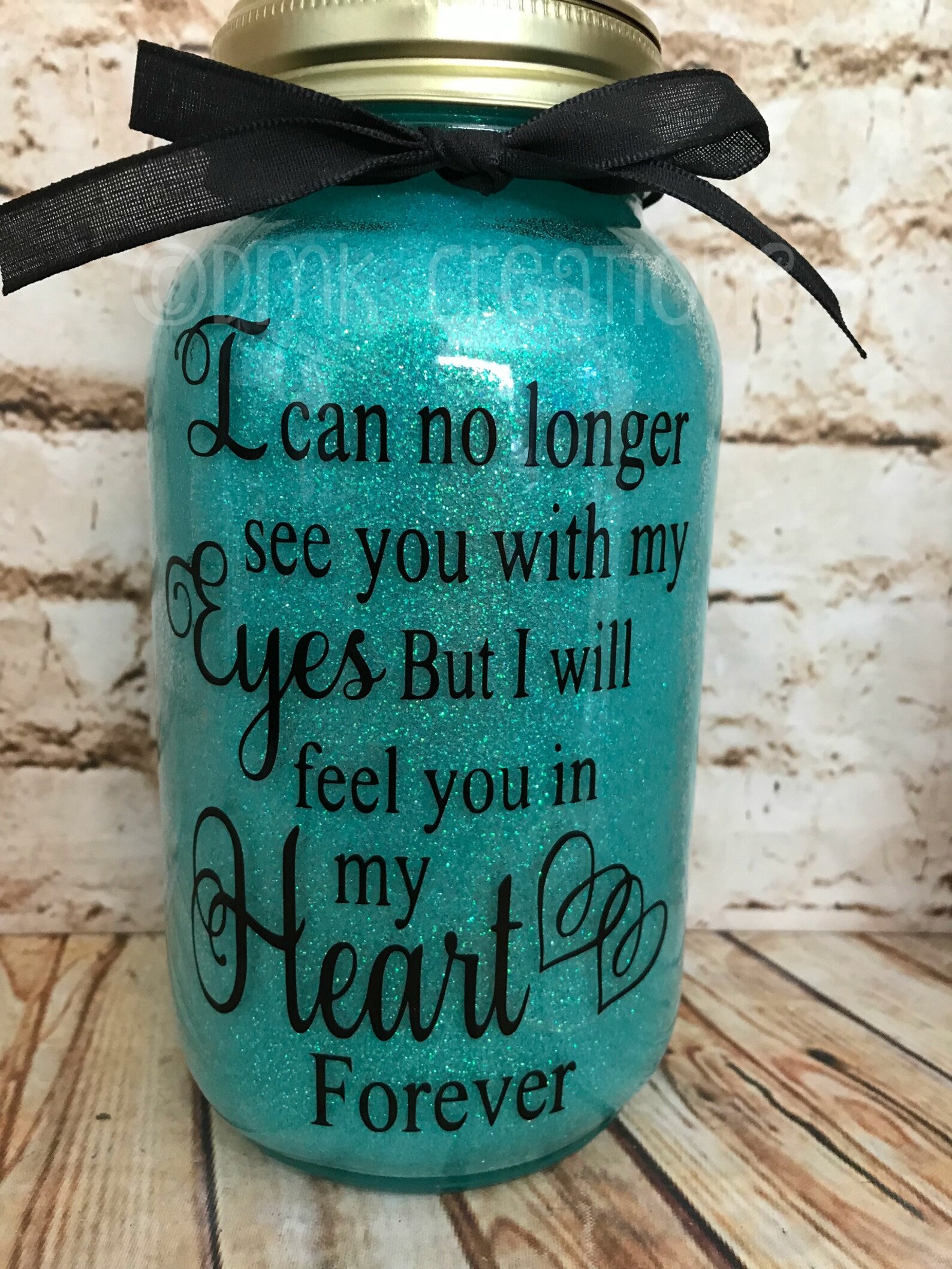 Memorial Glitter Mason Jar Light Night Light Memory Jar Etsy Canada