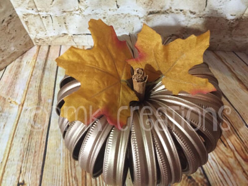 Mason Jar Lid Pumpkin Fall Autumn Pumpkin Mason Jar Lids Etsy