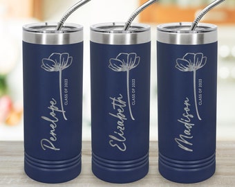 Engraved Stainless Steel Tumbler - Class of 2023 Graduation Gift