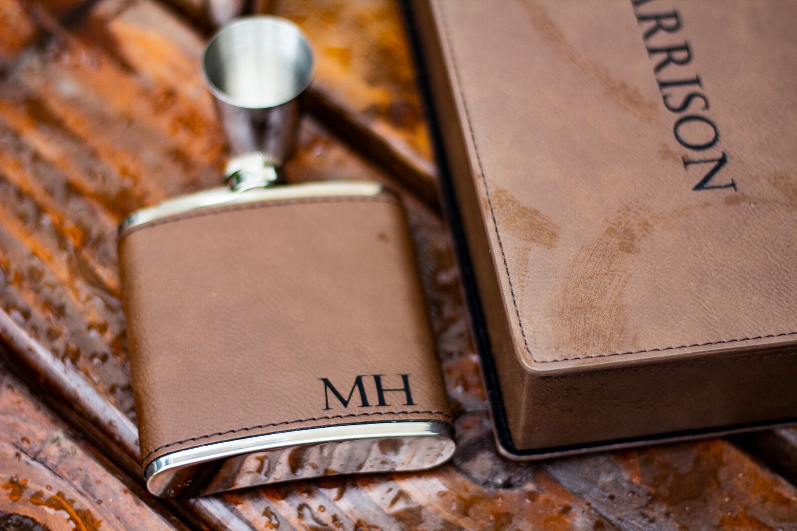 Personalized Flask Groomsmen Gift Flask Gift Set for Etsy