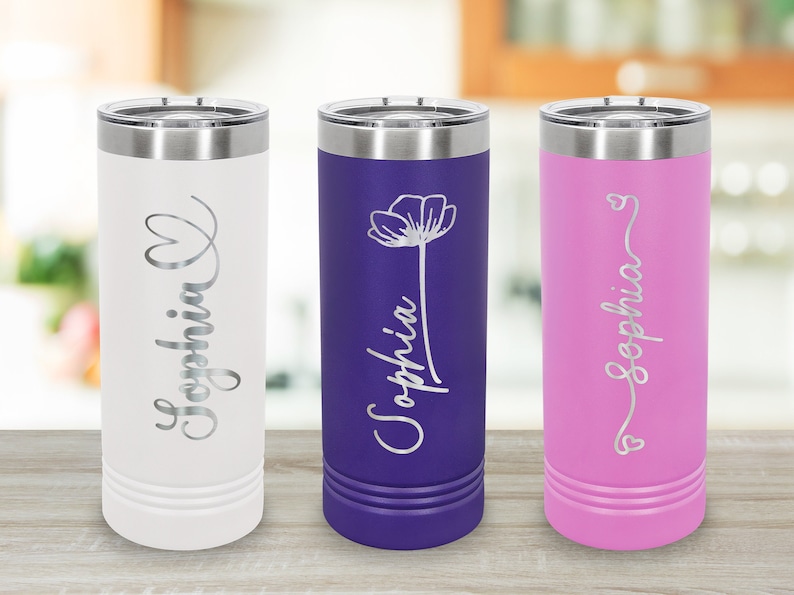 Class of 2023 Graduation Gift Insulated Stainless Steel Tumbler With Straw, 22 oz. Custom Engraved Name New Job, Office, Teacher image 9