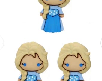 Disney* Frozen* Elsa*, Dress it Up, Juego de botones de vástago Jesse James Craft