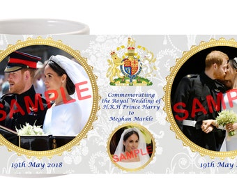 Prince Harry Meghan Markle Royal Wedding Commemorative Mug