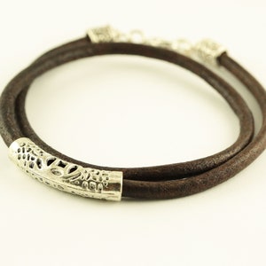 Genuine Leather Cord Necklace for Men, Masculine and Virile