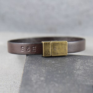 Personalized leather bracelet for men, custom mens leather bracelet, unisex bracelet, new baby bracelet, custom bracelet, soul sisters