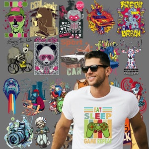 200 High Quality, Cool, Funny, Premium, PNG format Designs for T-shirt, Mugs, Stickers. Transparent Background, Instant Download