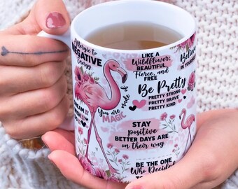 My Daily Affirmations Mug Wrap Around Digital Mug Designs, 11oz & 15oz, Sublimation PNG, Daily Reminders, Positive Vibes, Affirmation Mug