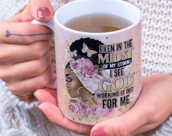 Christian Bible Quotes Mug Wrap Around Digital Mug Designs, 11oz & 15oz, Sublimation PNG, Bible Quotes, Religious Christian Mug