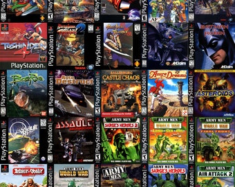 1300 Vintage PS1 Game Covers Digital Clipart CD Covers - Etsy