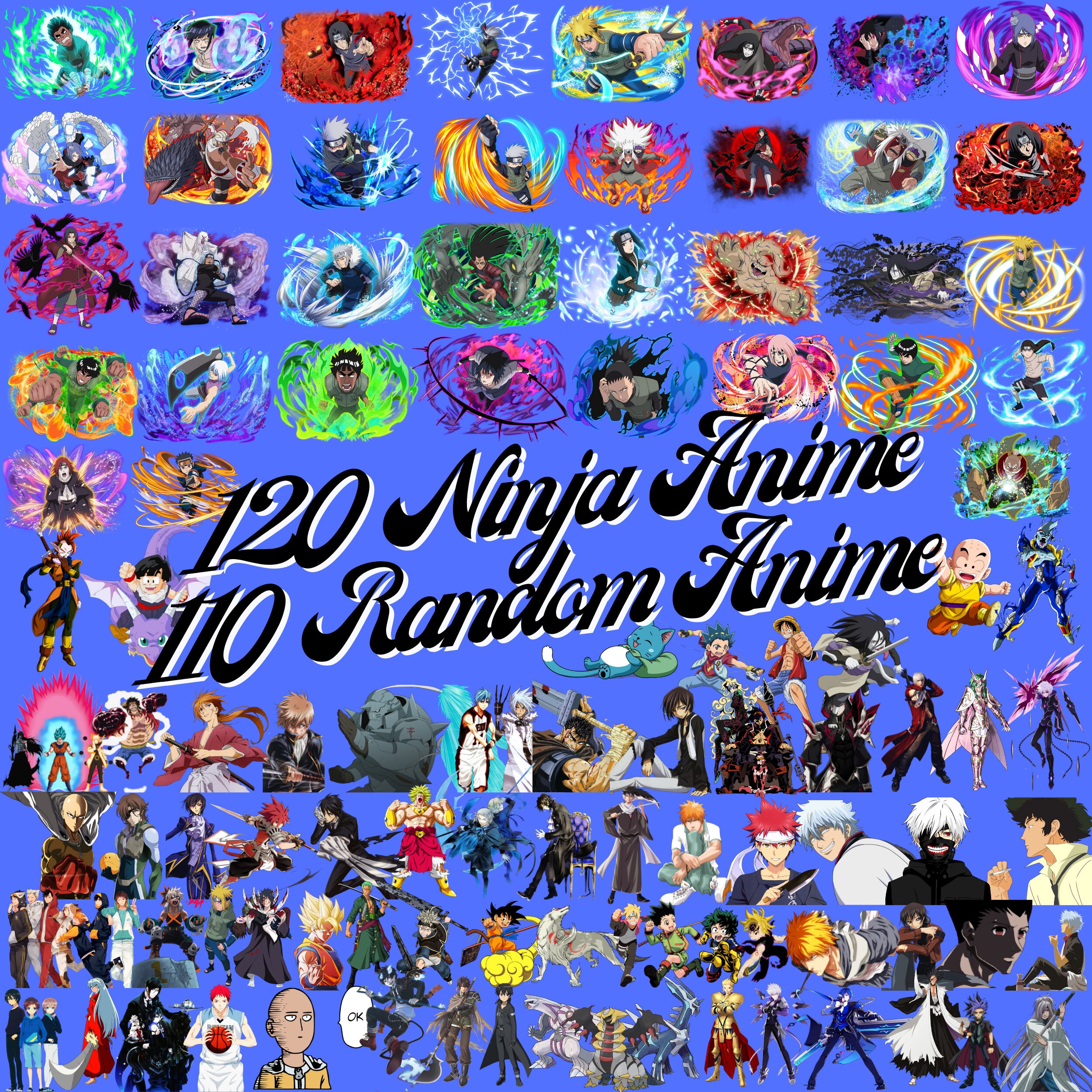 120110 ninja and random anime clipart digital png etsy denmark