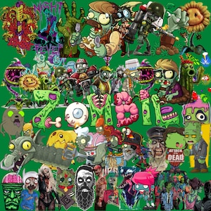 270 Zombies PNG format, High Quality, Cool, Funny, Premium, Designs for T-shirt, Mugs, Stickers. Transparent Background, Instant Download