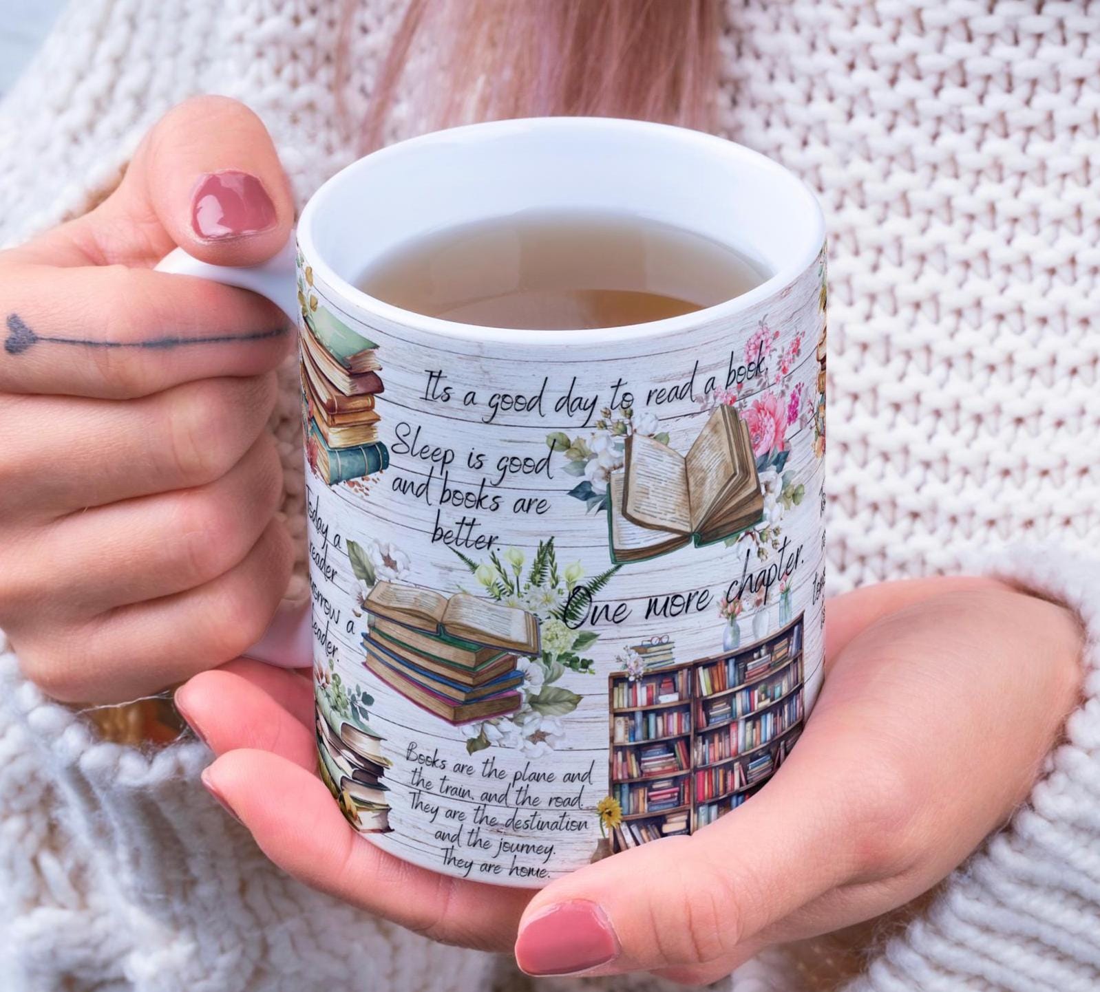 Glass mug book