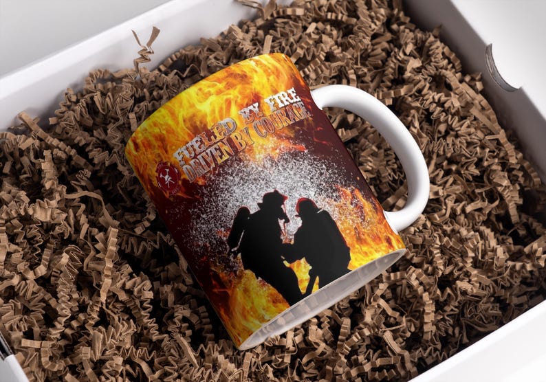 15 Firemen Mug Wrap Around Digital Mug Design, Sublimation, 15oz 11oz ...
