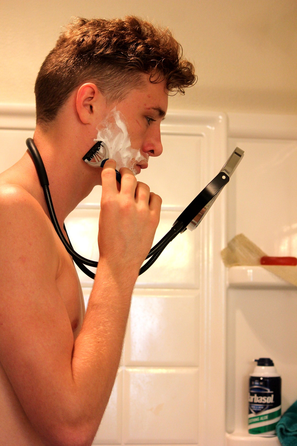 The Flexible Mirrorcle Hands Free Mirror Around the Etsy