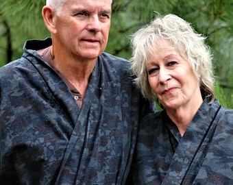 Camouflage flannel robes, pre washed for shrinkage and softness for adult unisex clothing