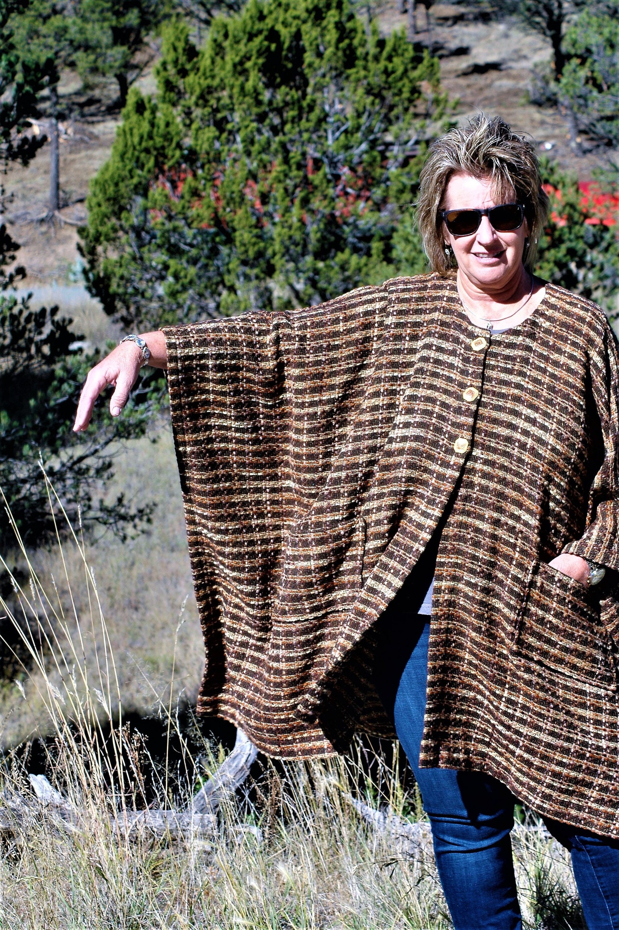 full length wool cape