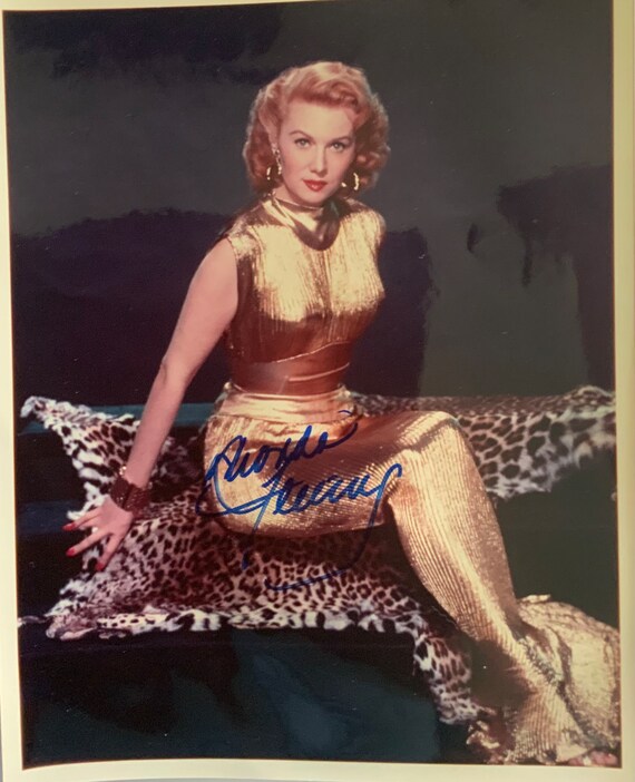 RHONDA FLEMING Autographed Photo - Etsy