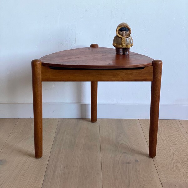 Teak Side Table Etsy