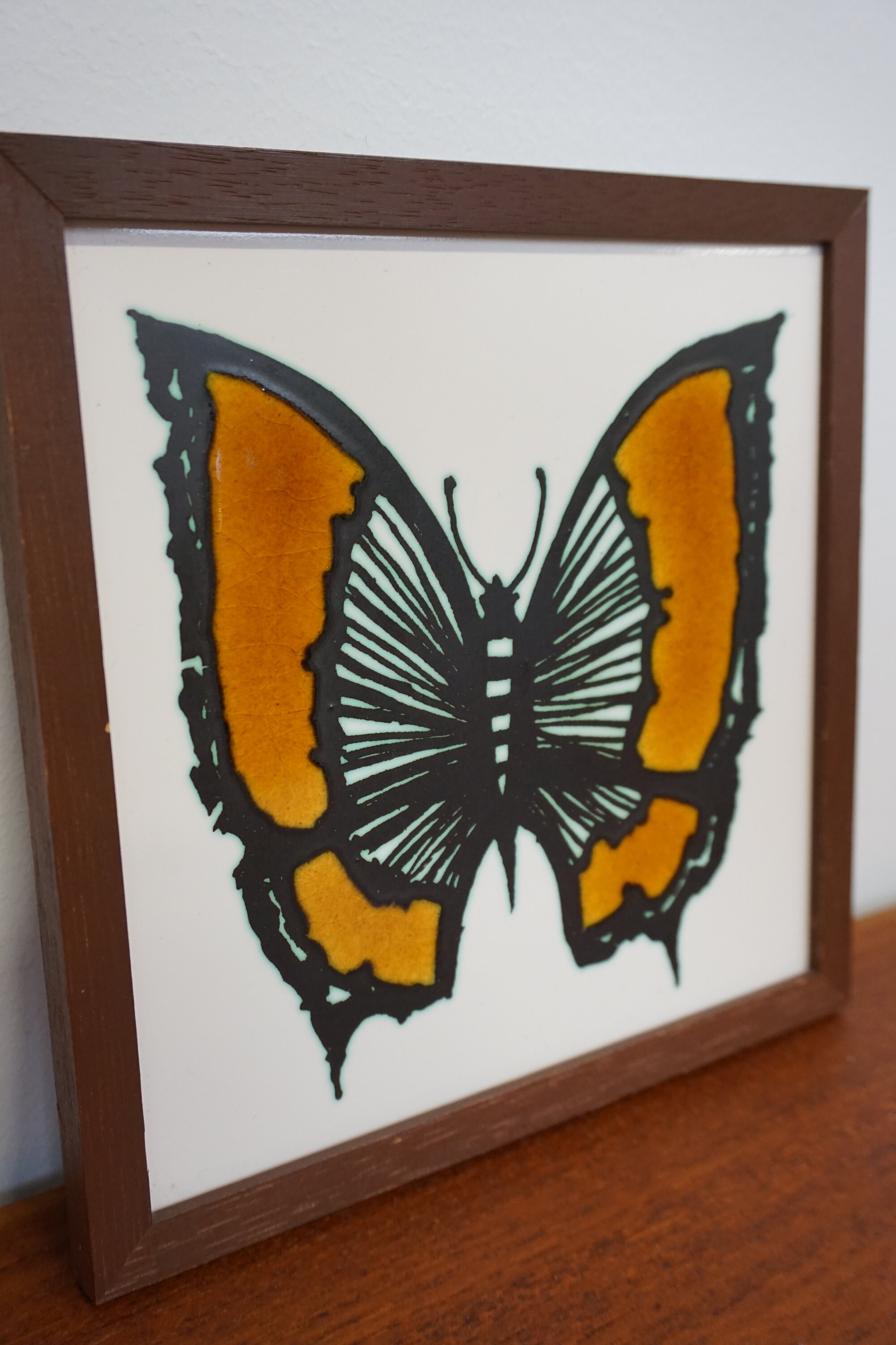Ann Wynn Reeves Design Tile With Frame H & R Johnson LTD Ceramic Art ...