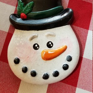 Snowman Christmas ornament image 1