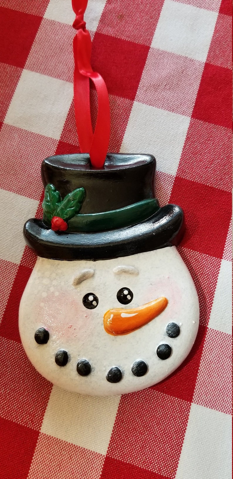 Snowman Christmas ornament image 1