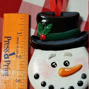 Snowman Christmas ornament image 5