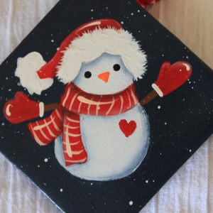 Adorable Snowman Christmas ornament