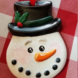 Snowman Christmas ornament image 2