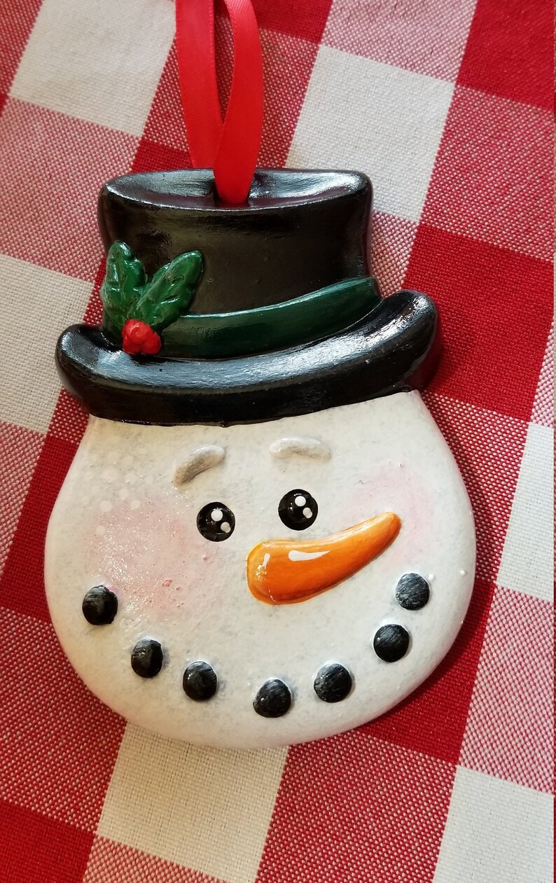 Snowman Christmas ornament image 2