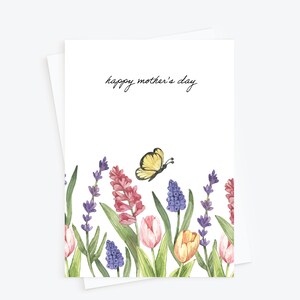 Je t'aime maman, carte de voeux avec couronne de fleurs, carte de voeux pour la fête des mères, cadeau pour maman