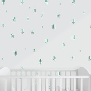 Minimalistische boom muurstickers voor kwekerij, kwekerij decor, babykamer stickers, muur sticker, muurstickers, vinyl sticker, sticker voor kamer, mini sticker