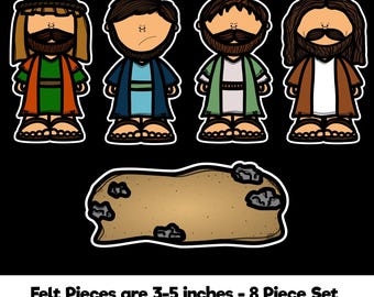 Casting the First Stone Bible Felt Story Set