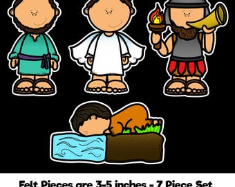 Gideon Bible Story Felt Set