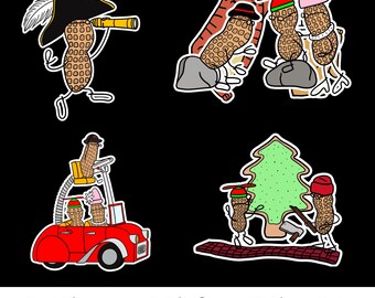 Merry Christmas Peanut Felt Story Set