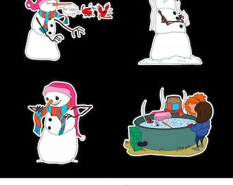 Sneezy the Snowman Felt Story Set