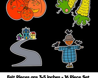 Itsy Bitsy Pumpkin Felt Story Set